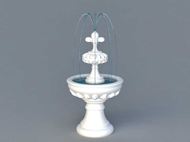 Garden Fountains 3d model download — 3D model download