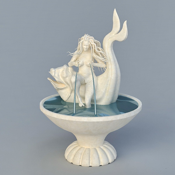 Greek Water Fountains 3d model download — 3D model download
