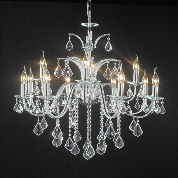 Chandelier Crystal Candlesticks 3d model download — 3D model download