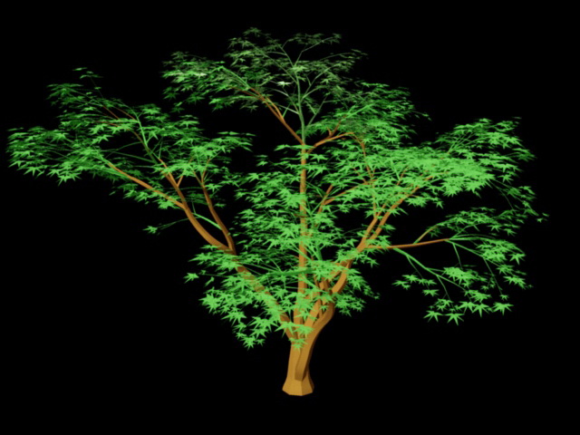 Cartoon Tree 3d model download — 3D model download