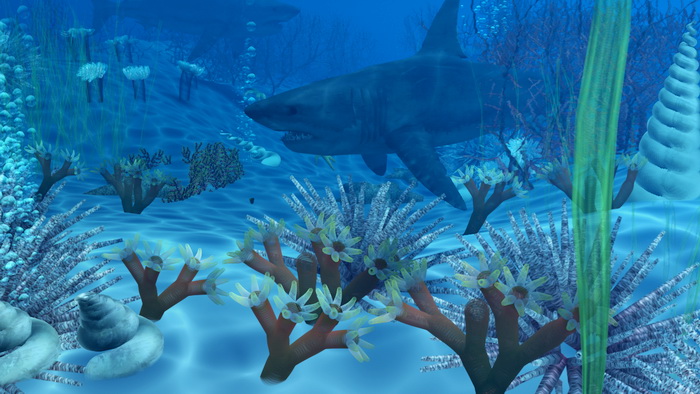 Ocean Underwater Shark 3d model download — 3D model download