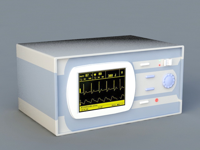 Surgical Heart Monitor 3d model download — 3D model download
