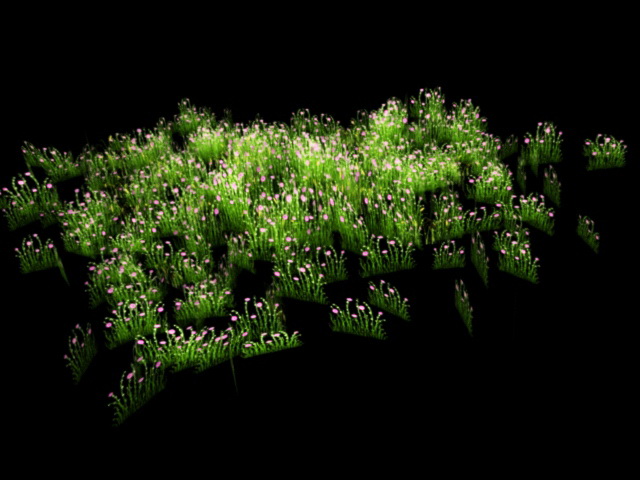Grass with Flowers 3d model download — 3D model download