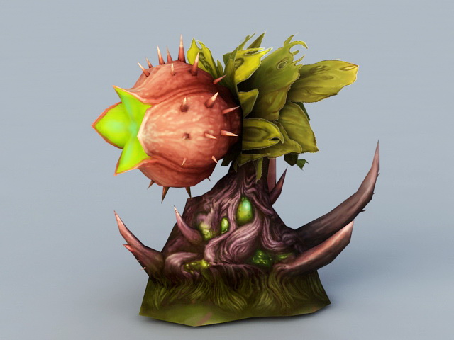 Meat-Eating Flower 3d model download — 3D model download