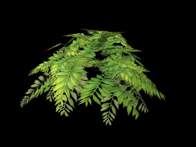 Small Green Bushes 3d model download — 3D model download
