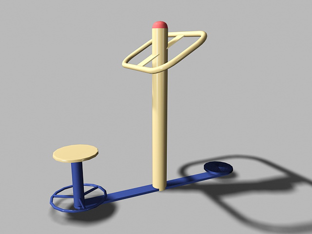 Playground Fitness Equipment 3d model download — 3D model download