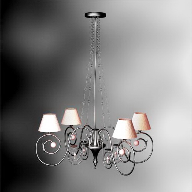 Classical Chandelier 3d model download — 3D model download