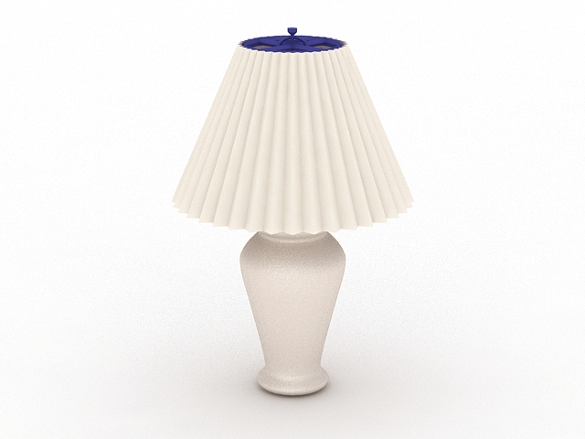 Traditional Table Lamp 3d model download — 3D model download