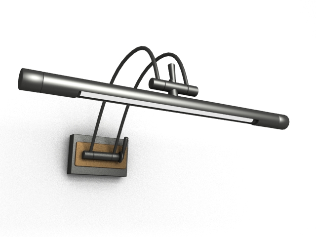 Bathroom Mirror Light 3d model download — 3D model download