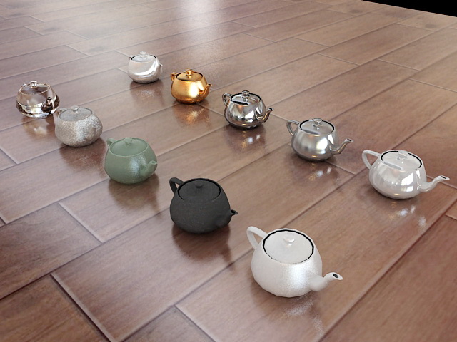 Teapot Collection 3d model download — 3D model download
