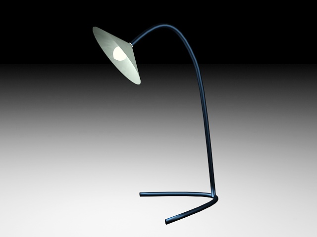 Industrial Table Lamp 3d model download — 3D model download