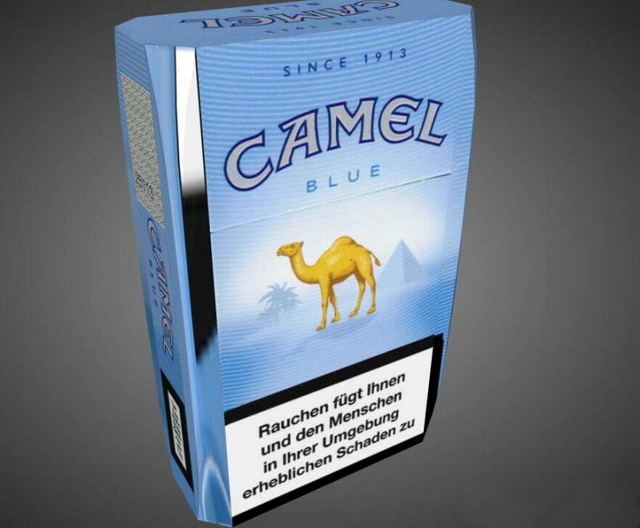 Camel Cigarettes 3d model download — 3D model download