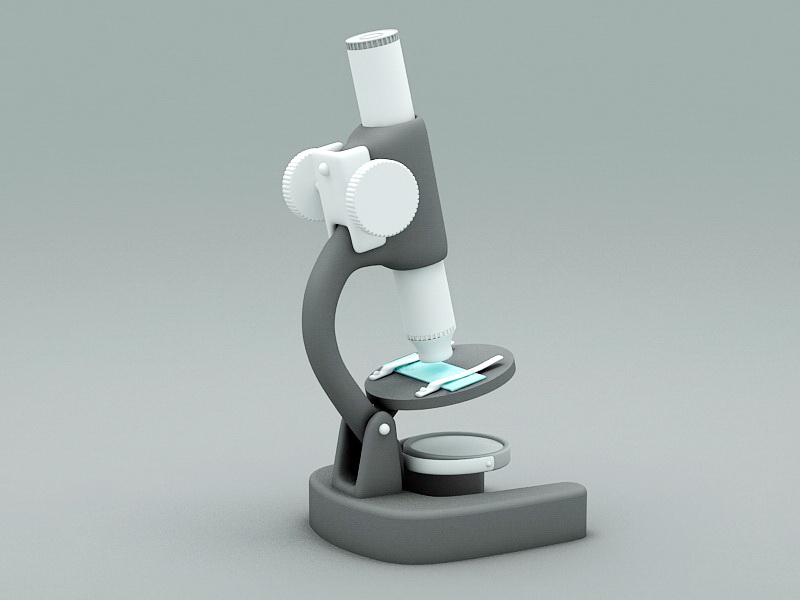 Old Microscope 3d model download — 3D model download