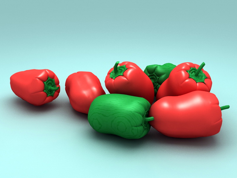 Pimento Pepper 3d model download — 3D model download