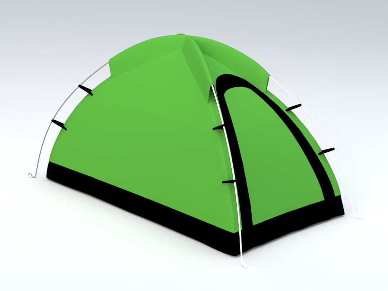 Camping Tent 3d model download — 3D model download
