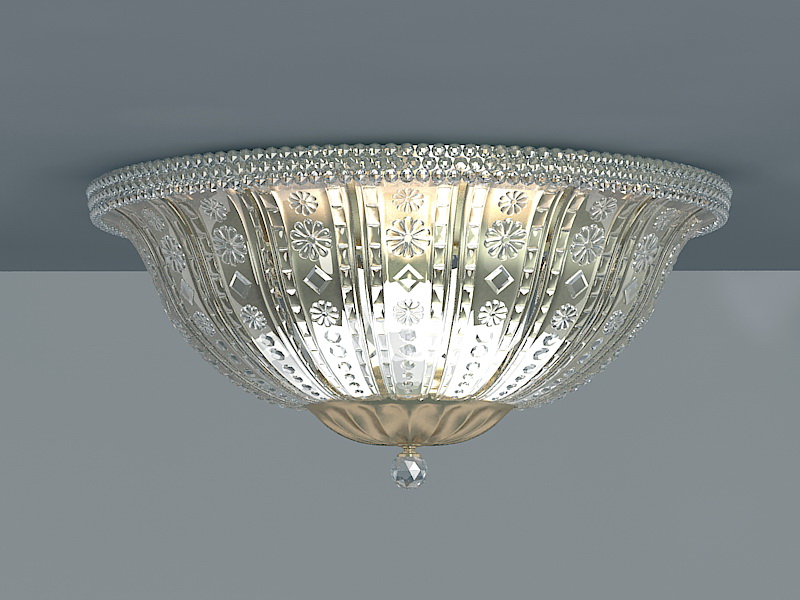 Crystal Ceiling Light 3d model download — 3D model download