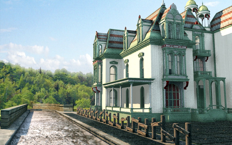 Country House 3d model download — 3D model download