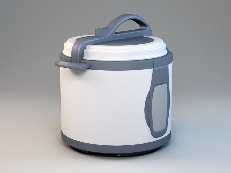 Electric Pressure Cooker 3d model download — 3D model download