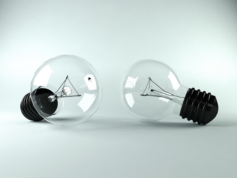 Incandescent Light Bulb 3d model download — 3D model download
