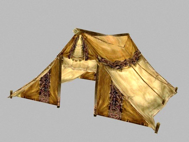 Ancient Tent 3d model download — 3D model download