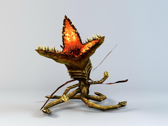 Carnivorous Plant Monster 3d model download — 3D model download
