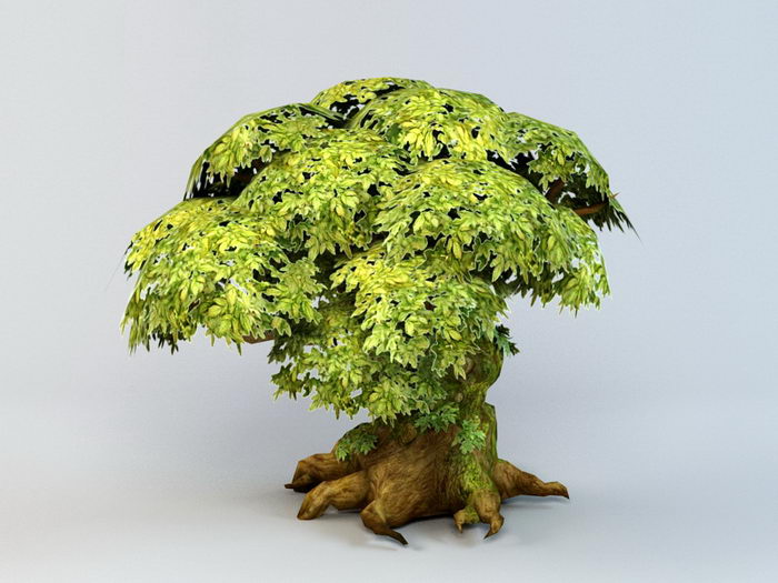 Anime Tree 3d model download — 3D model download