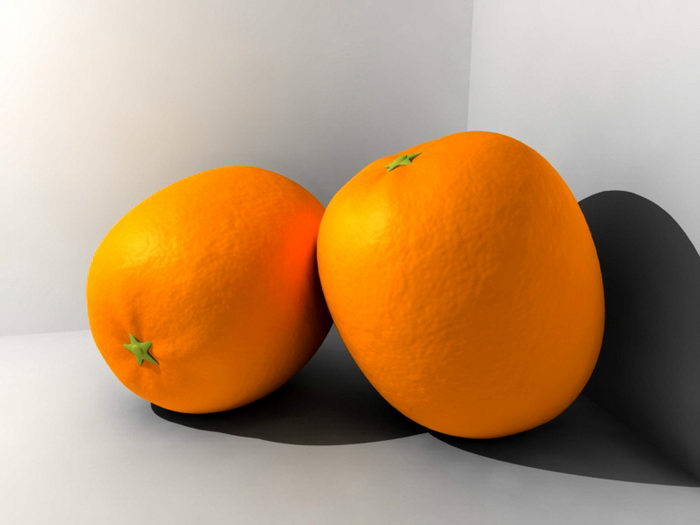 Orange Fruit 3d model download — 3D model download