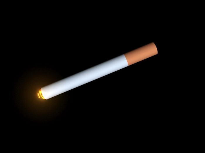 Burning Cigarette 3d model download — 3D model download