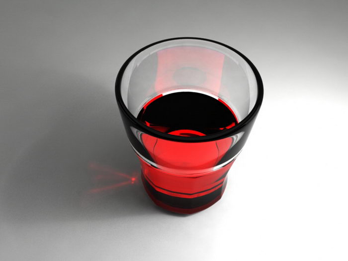 Glass of Wine 3d model download — 3D model download