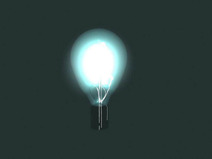 Light Bulb Effect 3d model download — 3D model download