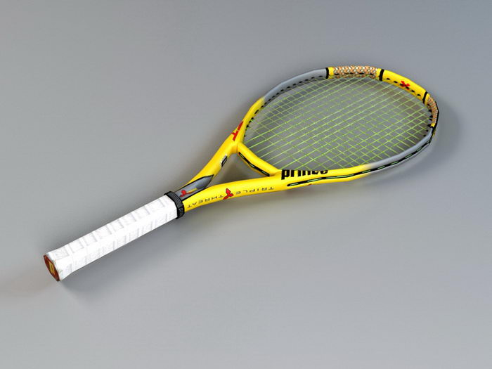 Prince TT Scream Tennis Racquet 3d model download — 3D model download