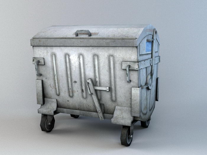 City Dumpster 3d model download — 3D model download