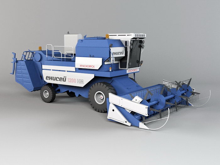 Combine Harvester 3d model download — 3D model download