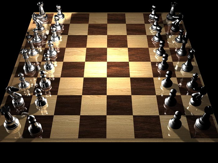 Chess Set 3d model download — 3D model download