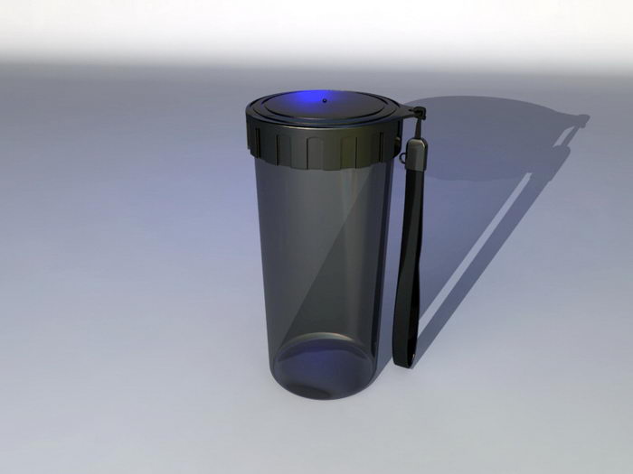 Water Bottle 3d model download — 3D model download