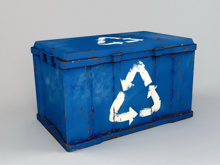 Waste Dumpster 3d model download — 3D model download