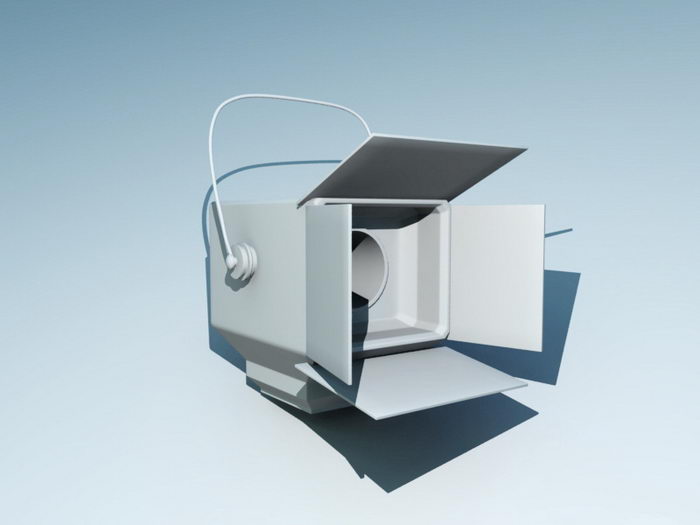 Stage Spotlight Fixture 3d model download — 3D model download