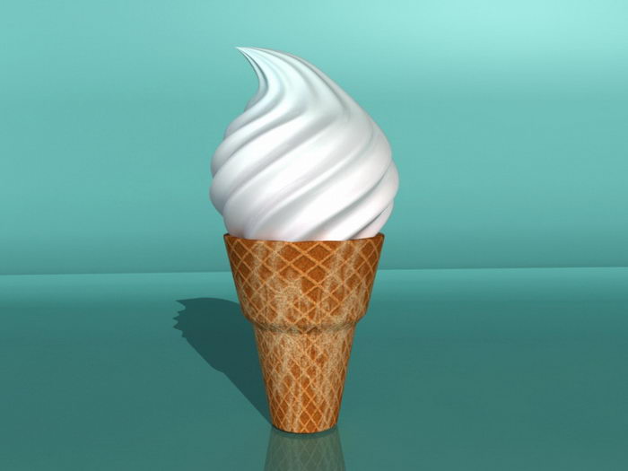 Ice Cream Cone 3d model download — 3D model download