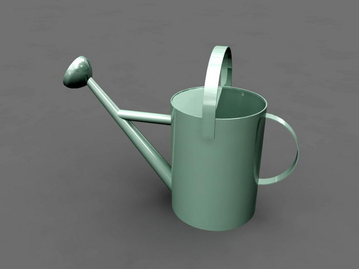 Vintage Watering Can 3d model download — 3D model download