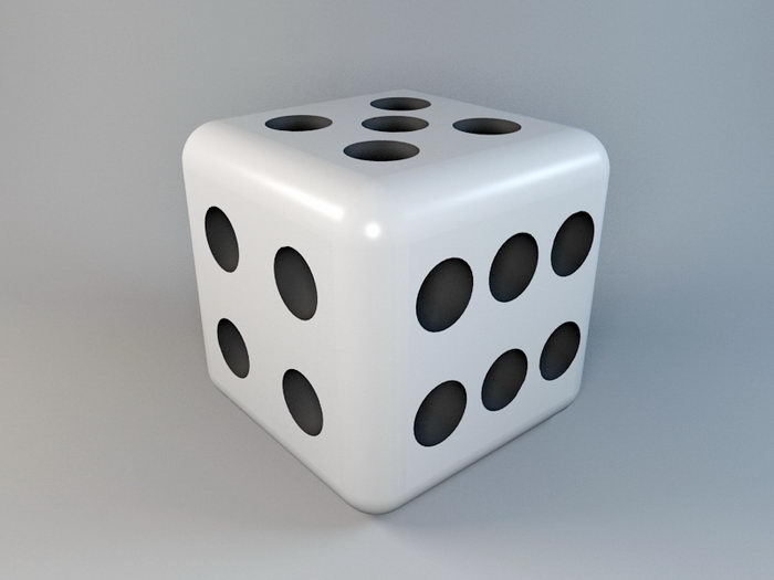 Casino Dice 3d model download — 3D model download