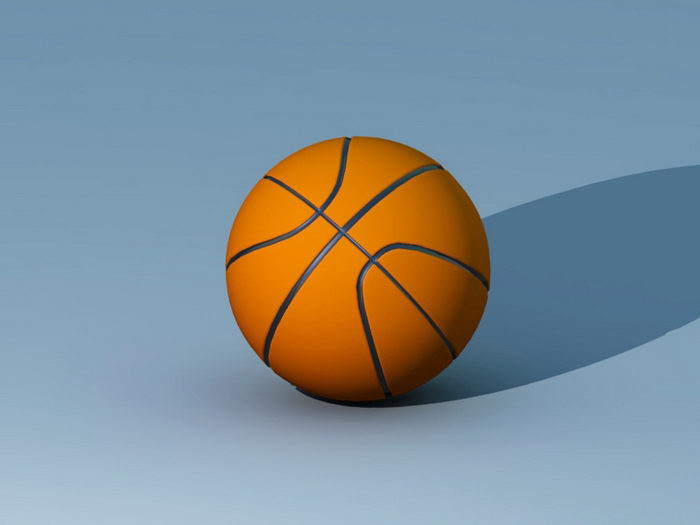 Typical Basketball 3d model download — 3D model download