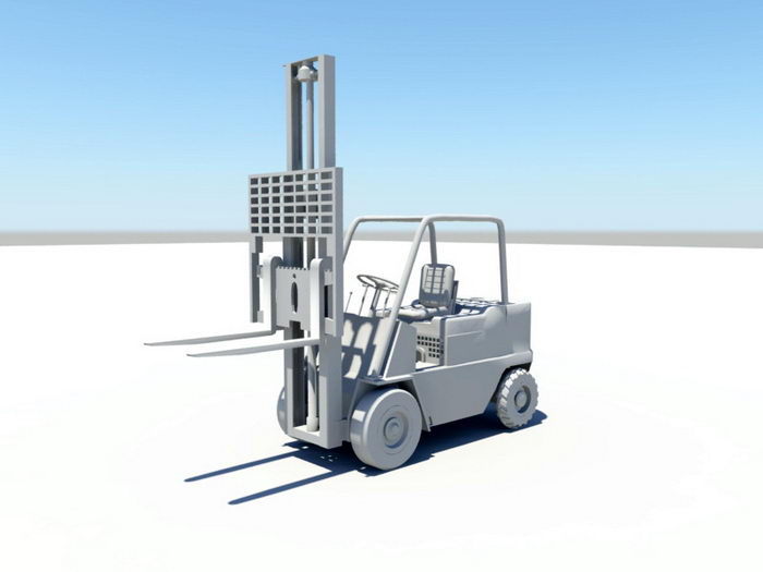 Forklift Truck 3d model download — 3D model download