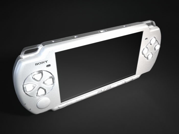 PSP 3000 Game Console 3d model download — 3D model download