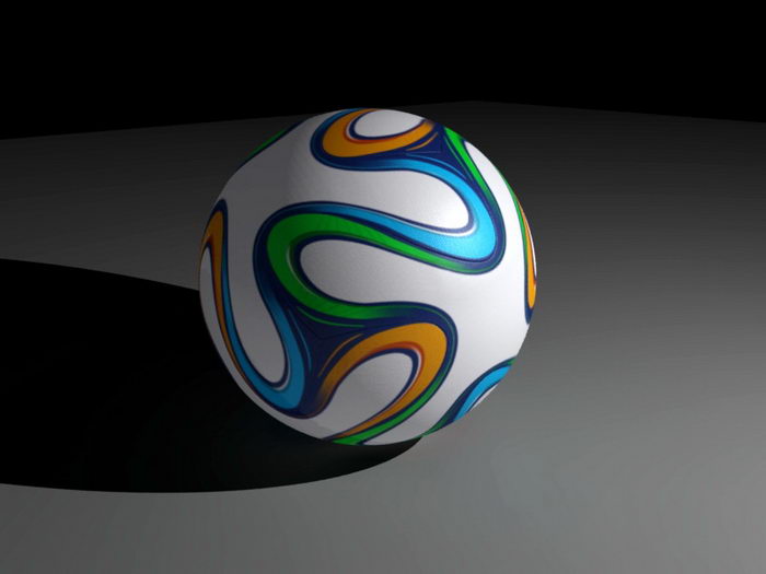 Brazuca Football 3d model download — 3D model download