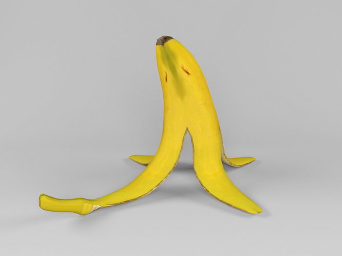 Banana Skin 3d model download — 3D model download
