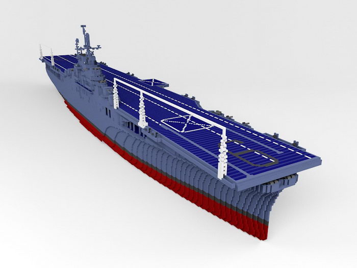 USS Essex CV-9 Aircraft Carrier 3d model download — 3D model download