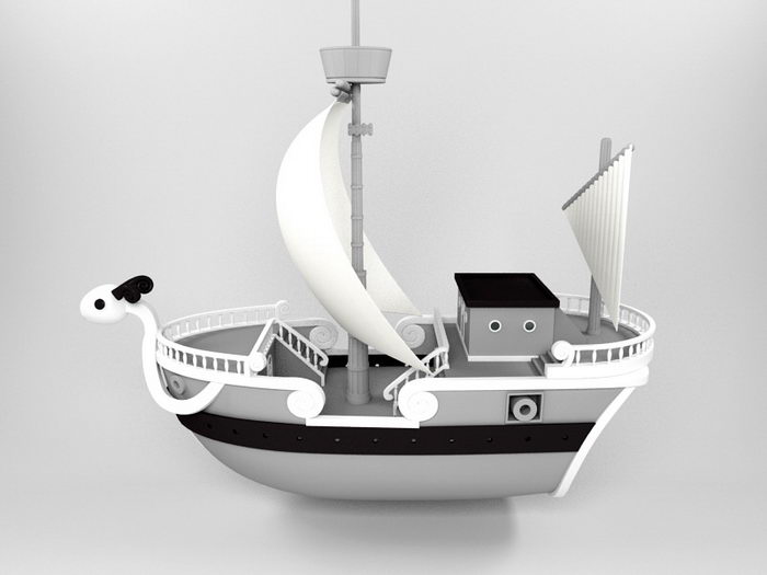 Going Merry Ship 3d model download — 3D model download