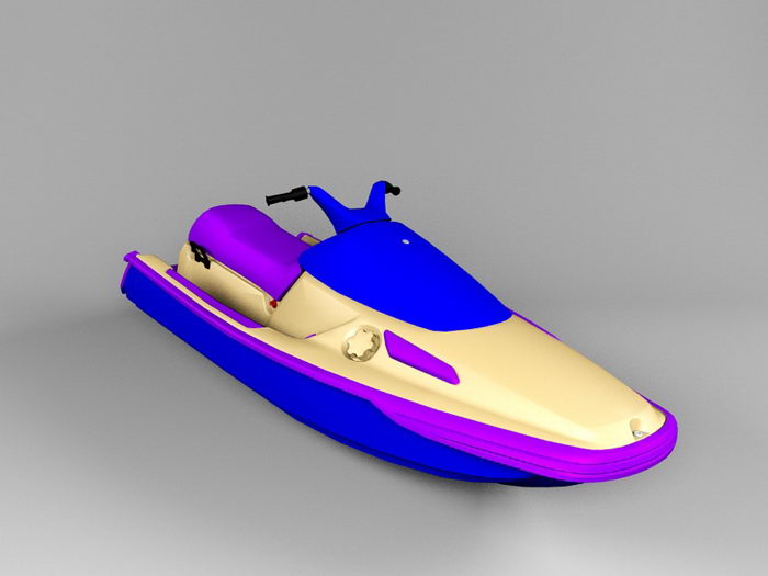 Water Scooter 3d model download — 3D model download