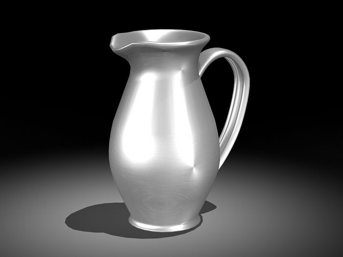 Milk Pot 3d model download — 3D model download
