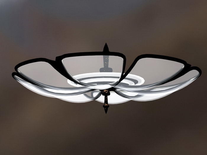Magnolia Ceiling Light 3d model download — 3D model download